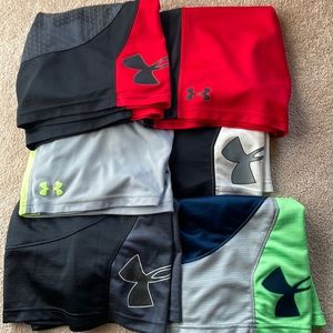 Boys Under Armor Size Medium Shorts (6 pairs)